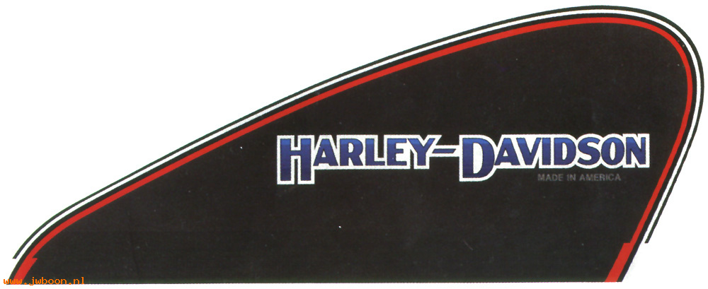   14042-86 (14042-86): Decal, fuel tank,right "Harley-Davidson"5 1/4 x13 3/4-NOS-XLH1100