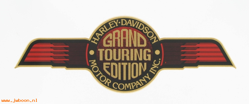   14078-86 (14078-86): Decal,  "Grand Touring Edition"    3" x 8 3/4" - NOS - FXRD 1986