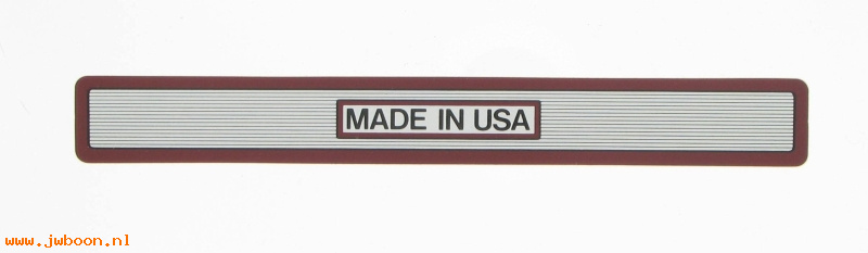   14141-86 (14141-86): Decal, Tour-pak - Liberty edition "Made in USA" 1" x 7 1/4" - NOS