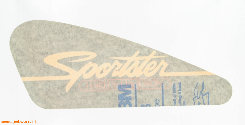   14196-88 (14196-88): Decal, fuel tank - left  "Sportster"  4 1/2x11 1/2 - NOS-XLH 1200