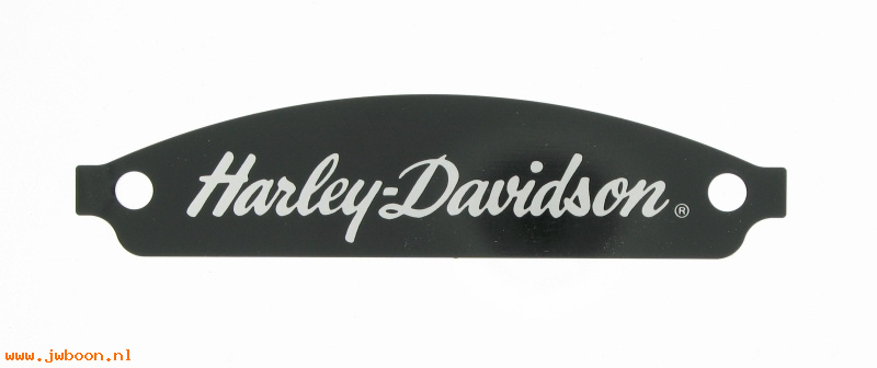   14259-90 (14259-90): Nameplate, sissy bar - "Harley-Davidson" - NOS