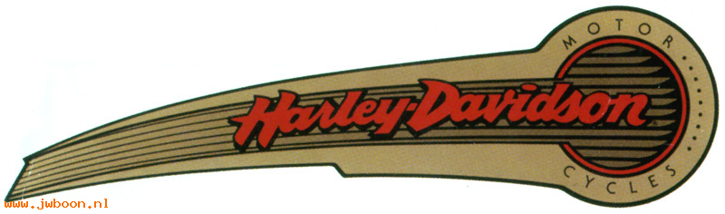   14296-94 (14296-94): Decal, fuel tank,right  "Harley-Davidson motorcycles" - NOS- FLHT