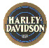   14576-96 (14576-96): Decal, fuel tank  "Harley-Davidson usa"  round - NOS - FLHTCU