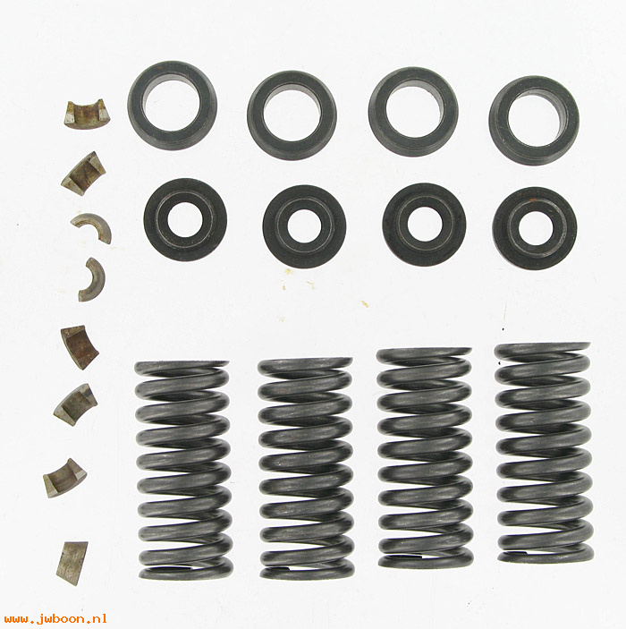  15-0058 (): Valve spring kit, with collars & keepers - KH 54-56