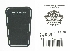   15341-98 (15341-98): Decal, CB / intercom - NOS - FLHTC-Ultra '98-'02, Electra Glide C