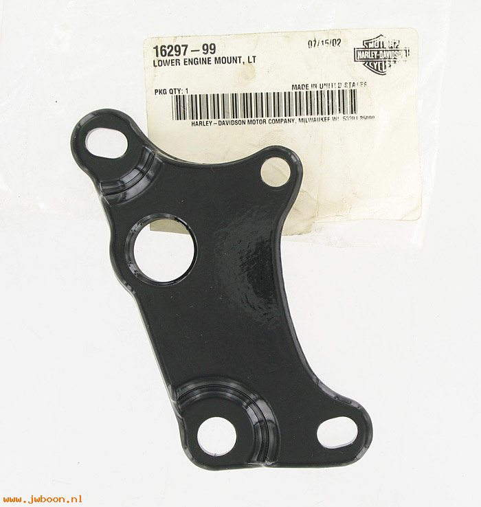   16297-99 (16297-99): Lower engine mount - left - NOS - Sportster XL late'84-'03