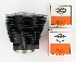   16464-73C (16464-73C): Front cylinder and piston - NOS - Sportster XL's late'73-'85