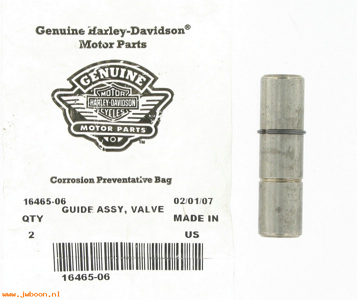   16465-06 (16465-06): Valve guide - intake & exhaust - NOS - Twin Cam. XR1200 '08-
