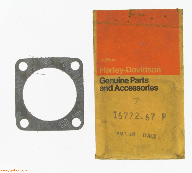   16772-67P (16772-67P): Gasket, cylinder head - NOS - Aermacchi M-50 '67-'72. X-90 1972