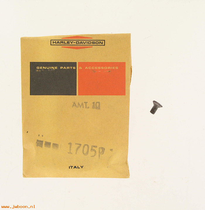       1705P (    1705P): Screw, 4 mm x 8 ctsk. flat head - NOS - Sprint 61-72, CRTT 1967