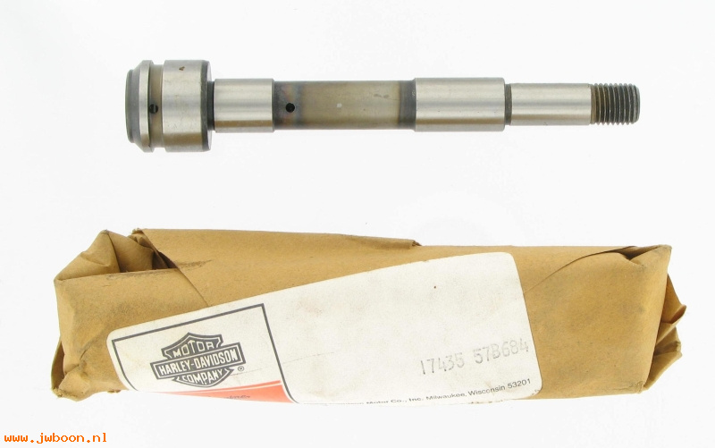   17435-57B (17435-57B): Rocker arm shaft - 1/2"-20 - NOS - Sportster XL's '57-'85