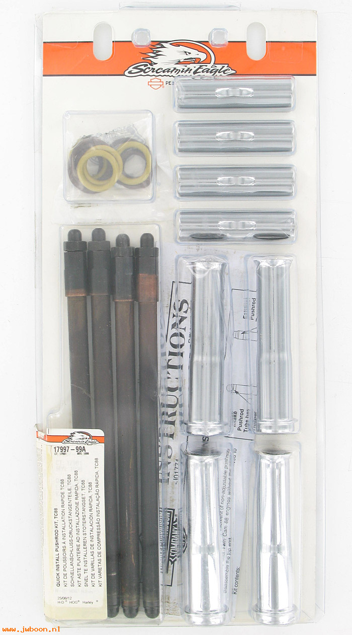   17997-99A (17997-99A): Quick-install push rod kit - Screamin' Eagle - NOS - Twin Cam