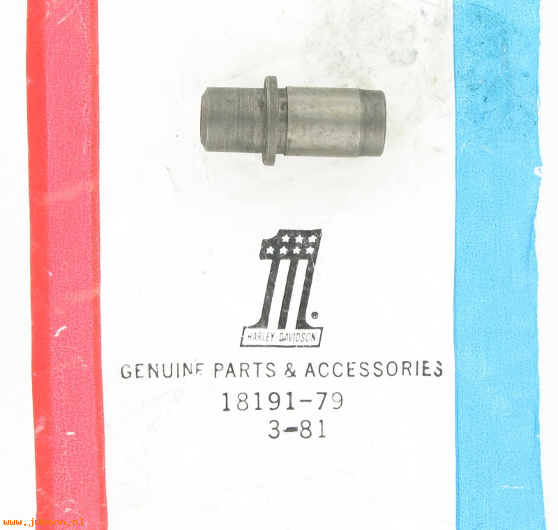   18191-79 (18191-79): Valve guide, intake - NOS - Ironhead Sportster XL's '79-early'83
