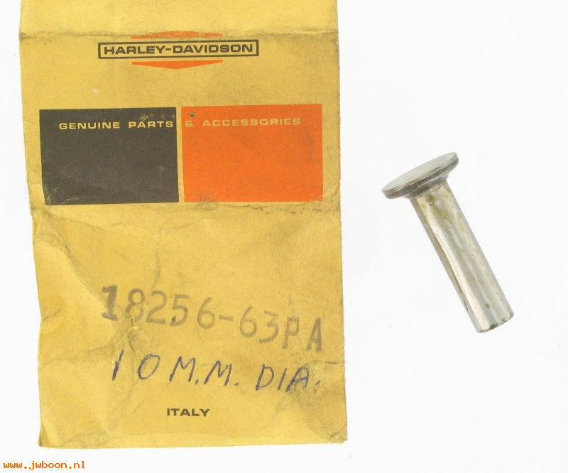   18256-63PA (18256-63PA): Tappet, 10 mm - NOS - Aermacchi Sprint '63-'74.AMF Harley-D