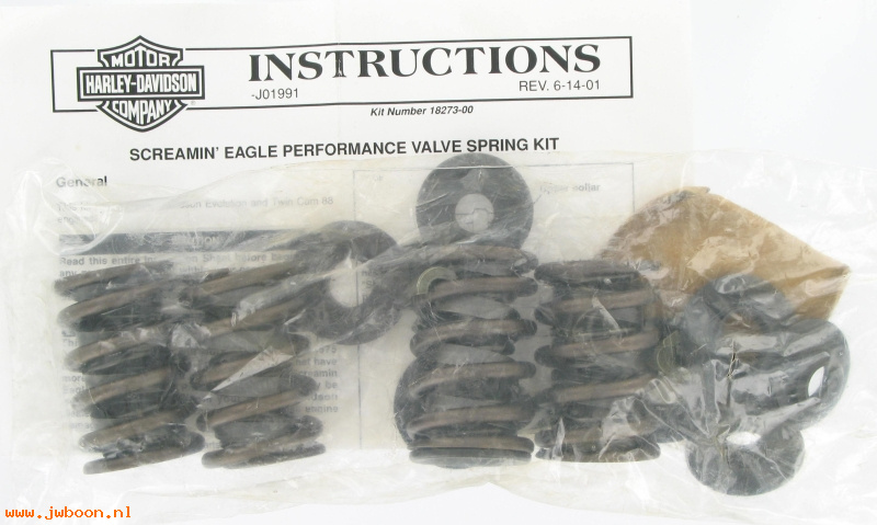   18273-00 (18273-00): Performance valve spring kit - Screamin' Eagle - NOS - EVO, TC