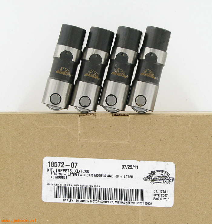   18572-07 (18572-07 / 18573-07): Tappets, Screamin' Eagle - NOS - Twin Cam '99-  Sportster XL '00-