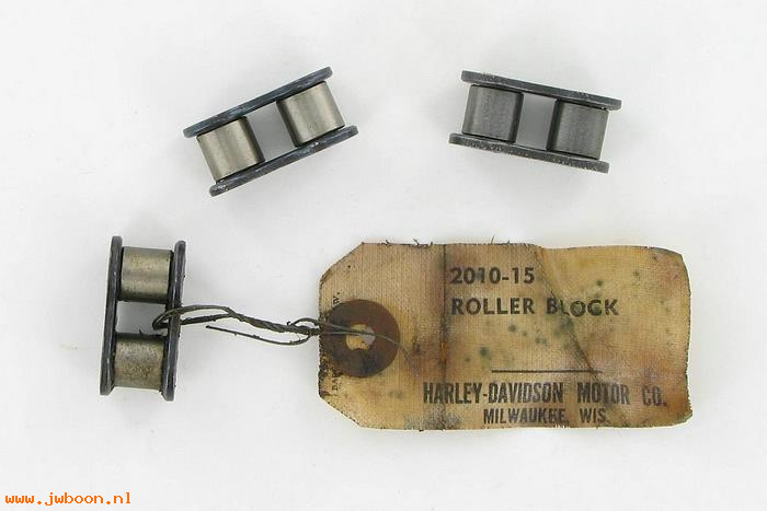    2010-15 (40076-15): Roller block  -  rear chain  3/8" x 5/8" - NOS - 750cc, Big Twins