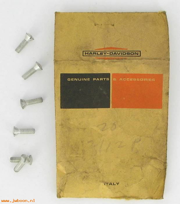       2112P (    2112P): Screw, 4 mm x 10 oval countersunk head - NOS - Sprint '61-'69