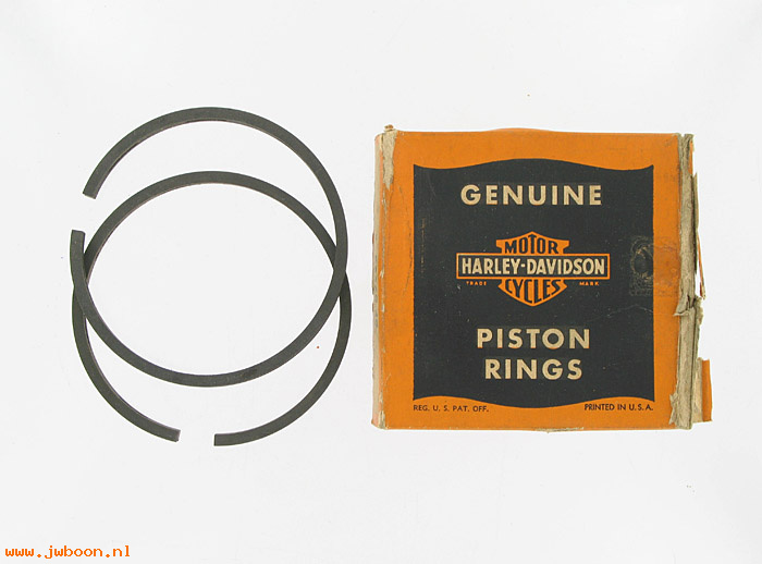   22364-49 (22364-49): Piston oil control ring - 1200cc - std. - NOS - OHV '48-'52