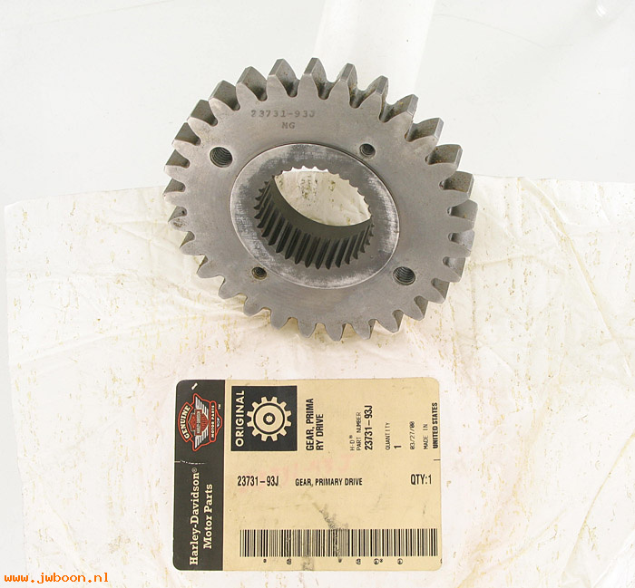   23731-93J (23731-93J): Gear - primary drive - NOS - VR1000
