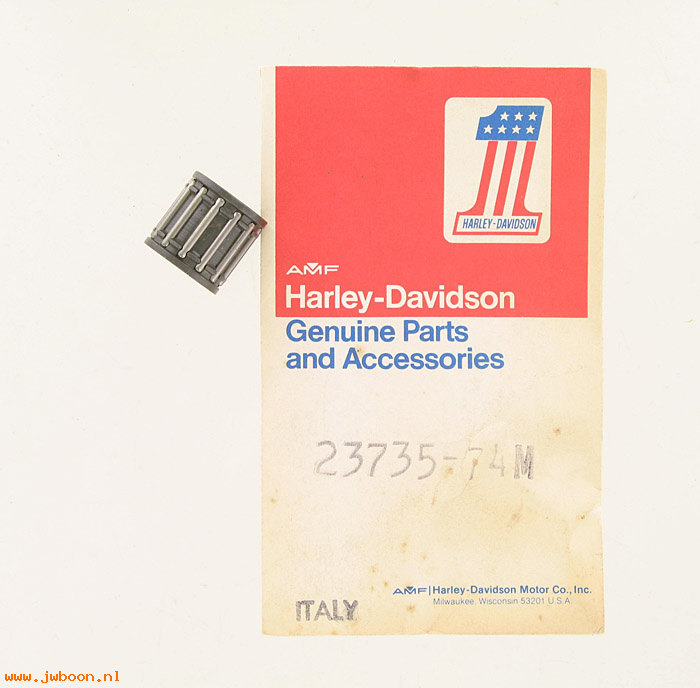   23735-74M (23735-74M): Needle bearing, piston pin - NOS - Aermacchi, RR250 1974 in stock