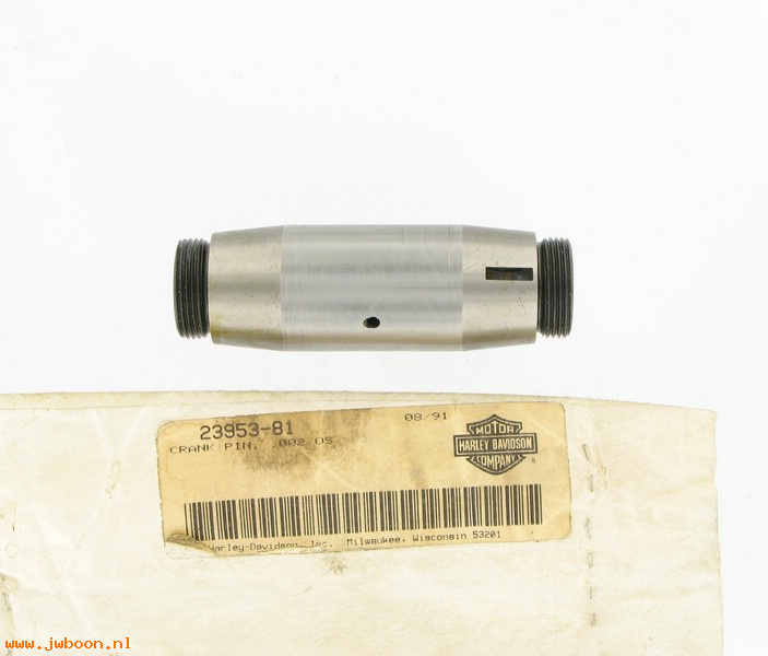   23953-81 (23953-81 / 23961-41): Crank pin, oversize + .002" - NOS - Big Twins '41-early'81