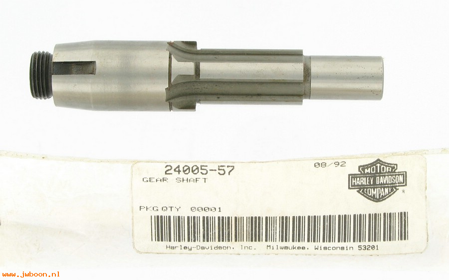   24005-57 (24005-57): Gear shaft - NOS - Ironhead Sportster XL's '57-'76