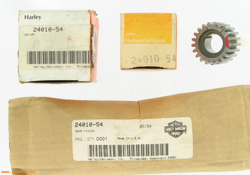   24010-54 (24010-54): Pinion gear - NOS - FL, FLH, FX '54-early'77, Panhead, Shovelhead
