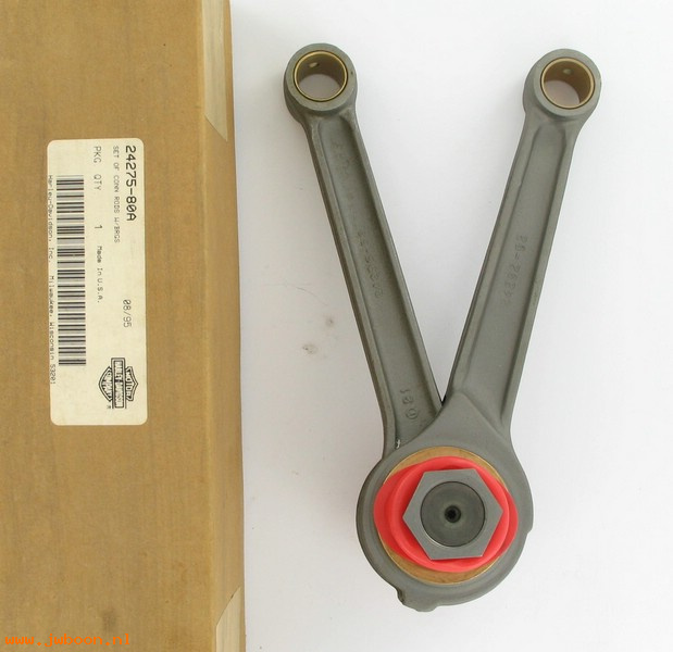   24275-80A (24275-80A): Connecting rod assy. (commonized taper) - NOS - XL L81-85