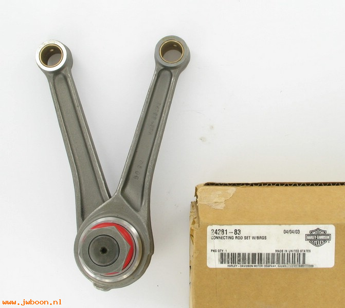   24281-83 (24281-83): Connecting rod assy. - NOS - Big Twins L83-'99