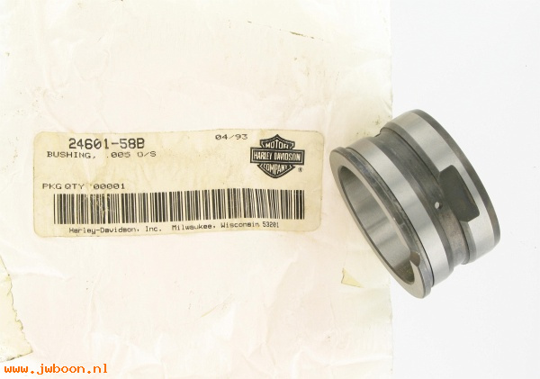   24601-58B (24601-58B): Right crankcase bearing race, '93-up style oil flow -NOS-BT 58-99