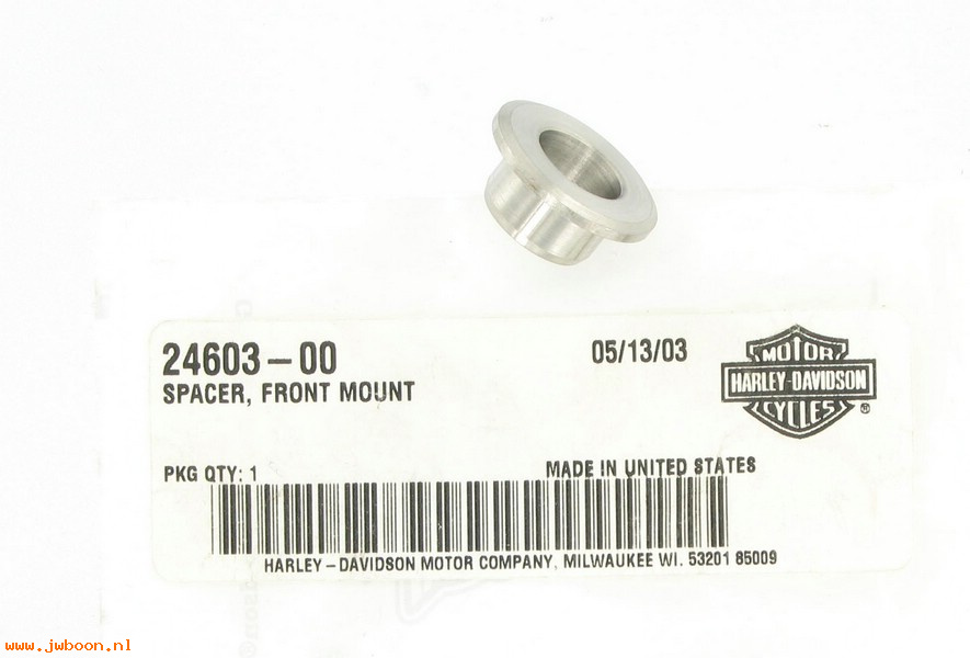   24603-00 (24603-00): Spacer - front mount - NOS - Twin Cam Softail '00-