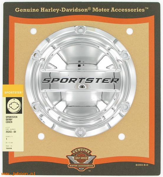   25343-04 (25343-04): Derby cover - "Sportster" collection - NOS - Sportster XL '04-