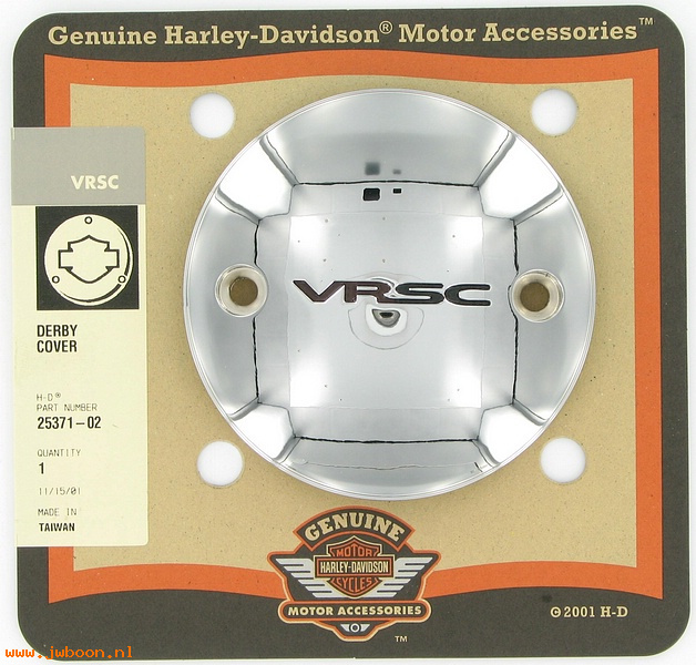   25371-02 (25371-02): Derby cover with VRSC logo - NOS - V-rod