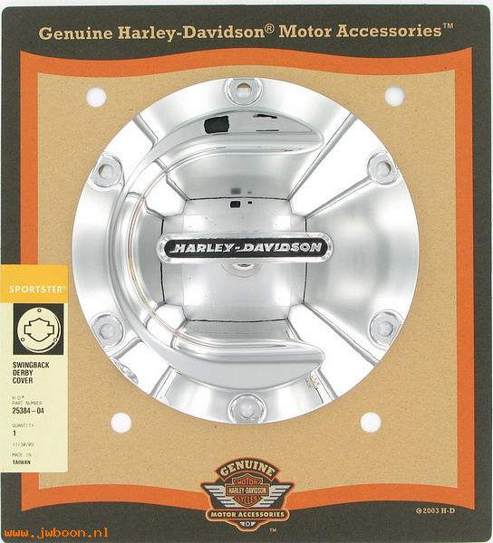   25384-04 (25384-04): Derby cover - Swingback collection - NOS - Sportster XL's '04-