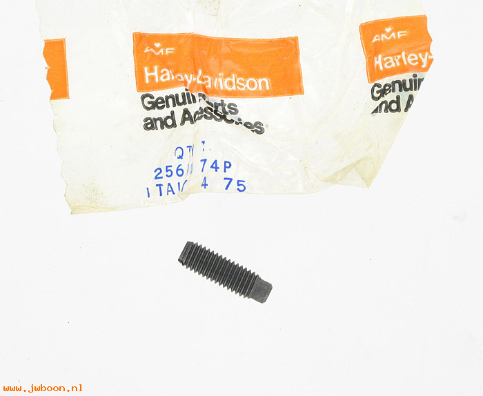   25610-74P (25610-74P / 19667): Screw,clutch adjuster - NOS - MX250 1975;1978.SS/SX 175/250 74-78
