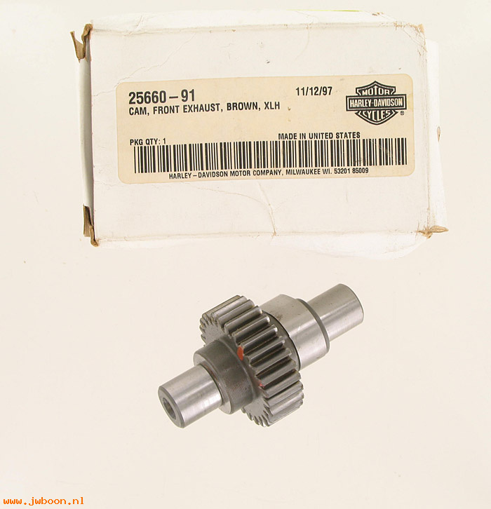   25660-91 (25660-91): Cam gear, front exhaust - brown-NOS - XL 91-99 excl.XL1200S.Buell