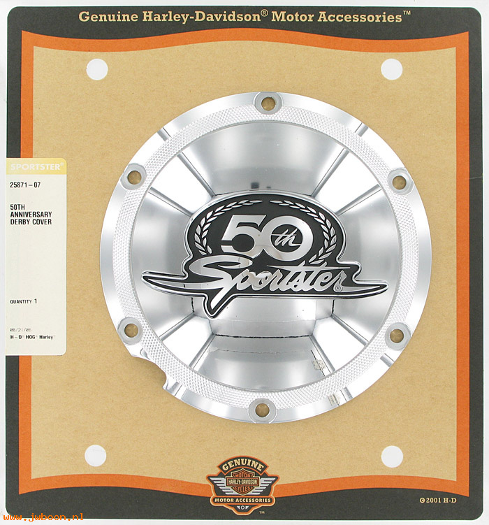   25871-07 (25871-07): Derby cover - Sportster 50th anniversary - NOS - Sportster XL 04-