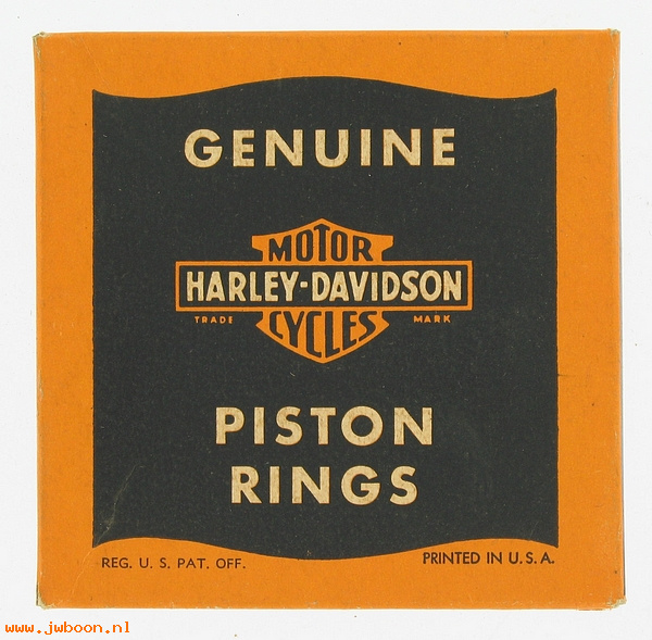     260-29C (22446-29): Piston compression ring, 1/8" wide   +.005" - NOS - 750cc 29-34