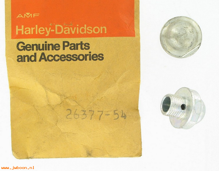   26377-54 (26377-54): Plug, relief valve - NOS - FL's late'54-'67, Panhead