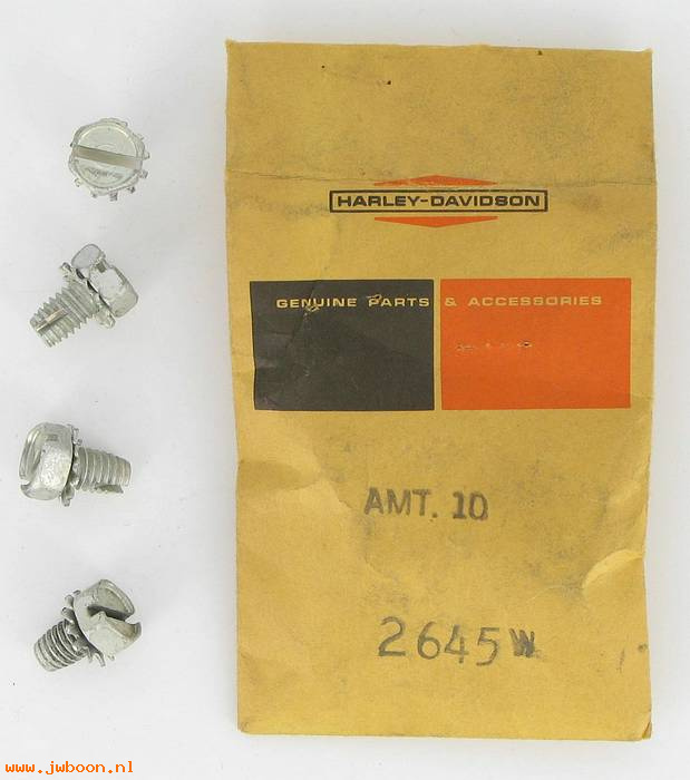      2645W (    2645W): Screw, 5/16"-18 x 1/2" slotted hex hd,self tapping w.lockw. - NOS