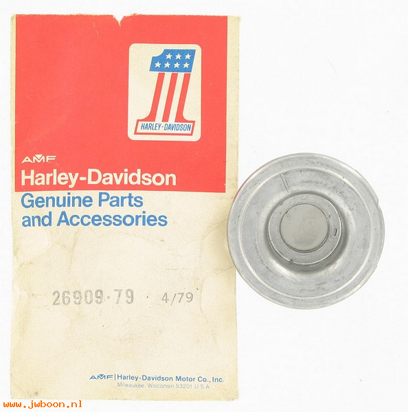   26909-79 (26909-79): Crankcase breather valve - NOS - XL's '79-early'82. AMF Harley-D