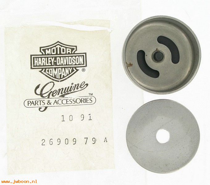   26909-79A (26909-79A): Crankcase breather valve kit - NOS - Sportster XL's '79-early'84