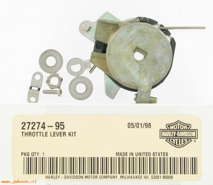   27274-95 (27274-95): Throttle lever kit - NOS - Touring EFI models '95-'98