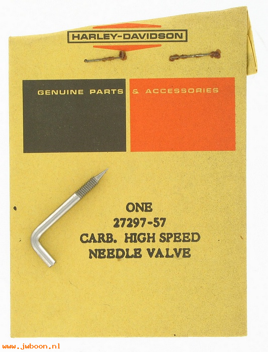   27297-57 (27297-57): Carb.high speed needle valve-NOS-XL 57-65.Servi-car 59-65.FL 1966