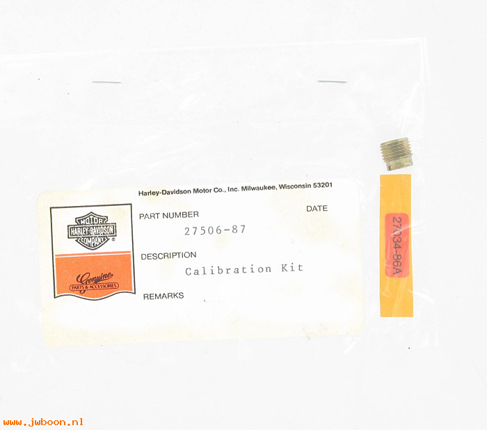   27506-87 (27506-87 / 27303-84): Calibration kit - California - NOS - Touring