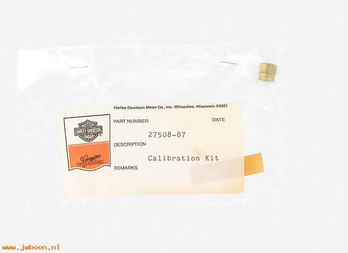   27508-87 (27508-87 / 27098-78): Calibration kit - California - NOS - Sportster XL