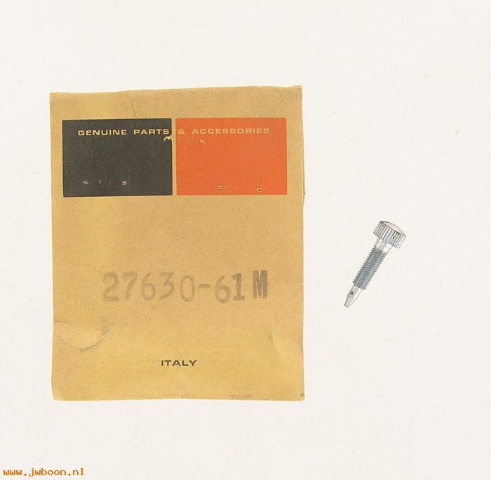   27630-61M (27630-61M): Low speed needle valve - NOS - Sprint ERS '69-'71. CR, CRTT