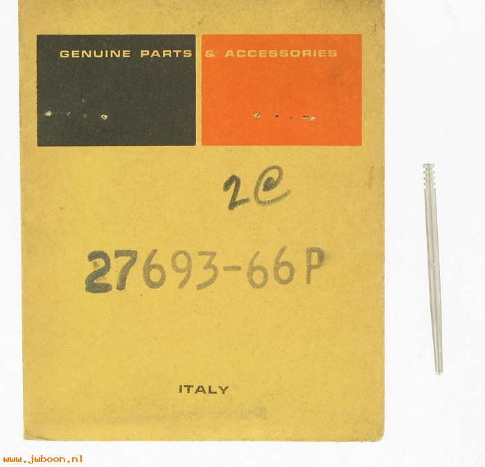   27693-66P (27693-66P): Metering pin - NOS - Aermacchi M-50 '66-'72. X-90 1972 in stock