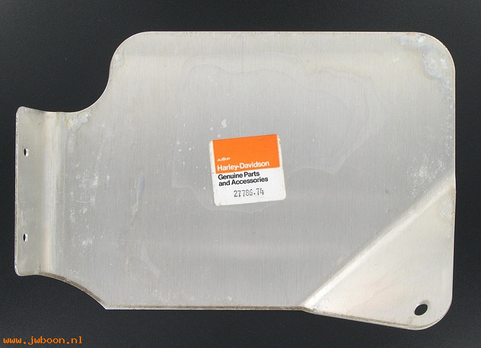   27786-74 (27786-74): Heat shield, engine - right side - NOS - Snowmobile '74-'75. AMF